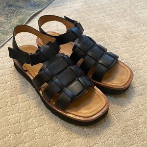 Madewell leather fisherman sandal